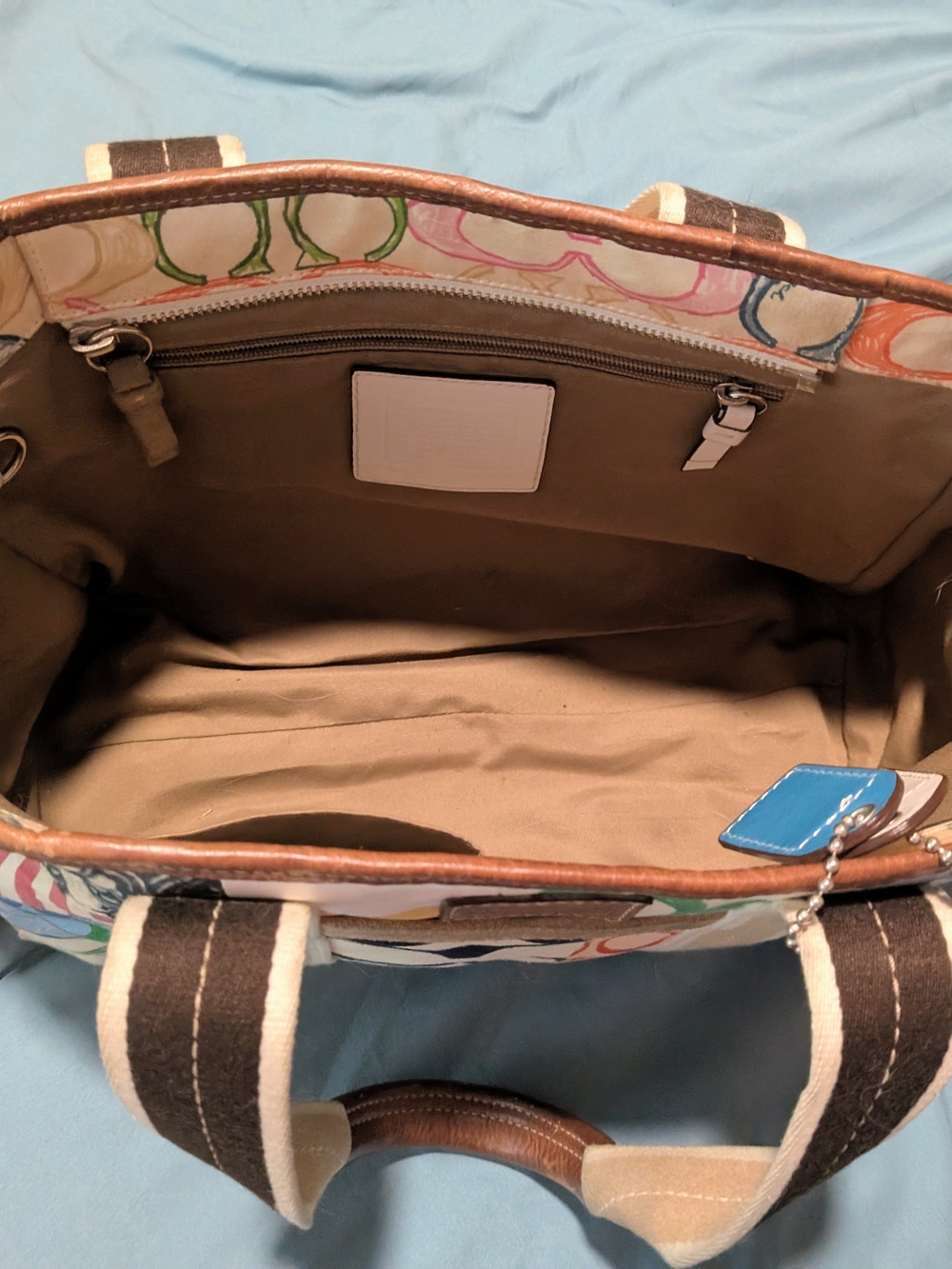 Coach Hampton's Spring Patchwork Tote - Picture 5 of 6